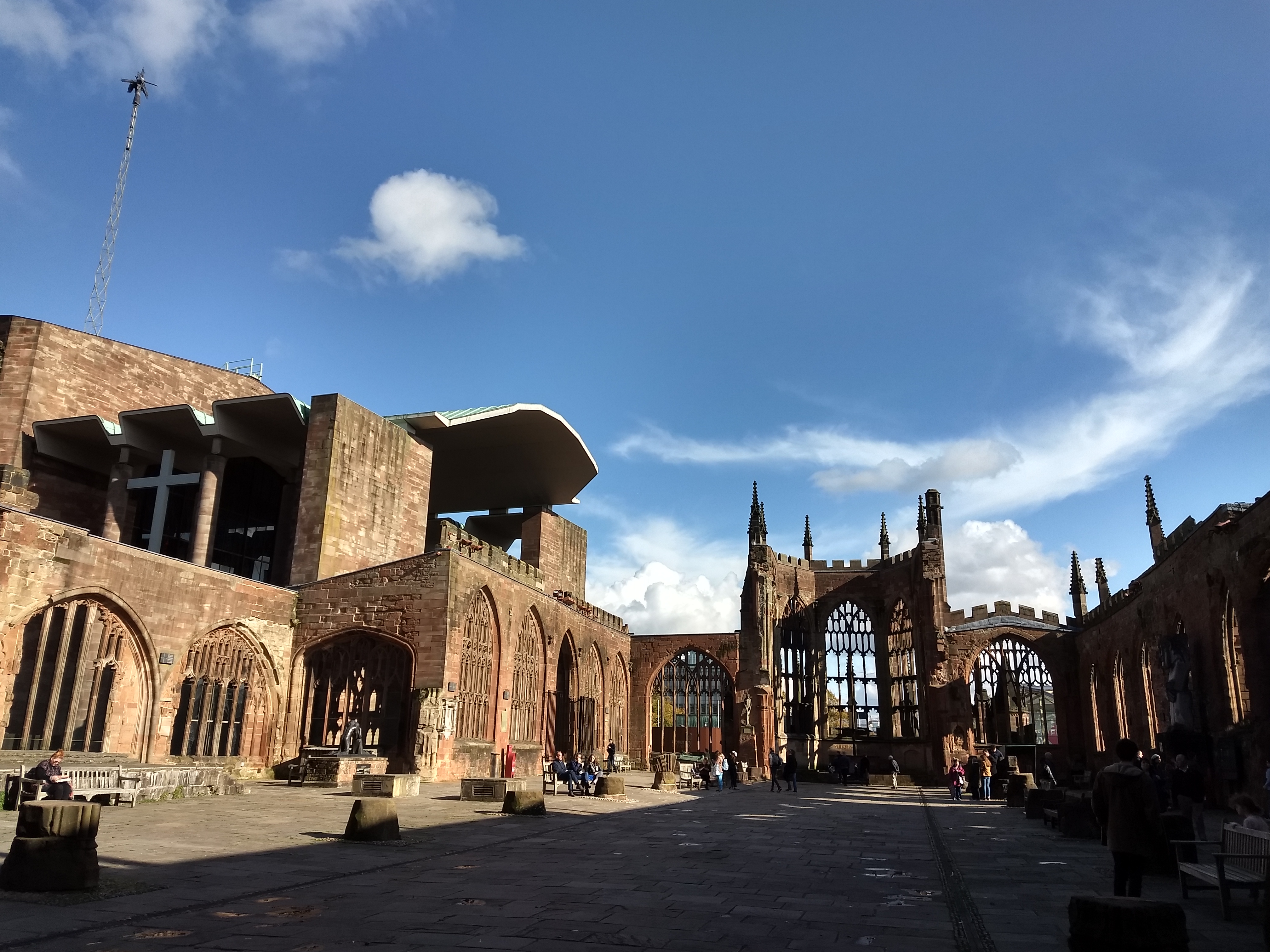 Coventry Cathedral Tower – Old Gold in the City Centre