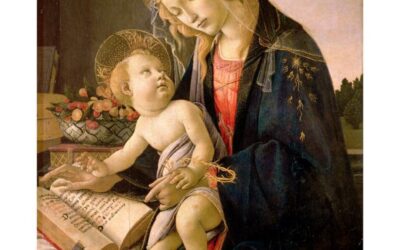 Sandro Botticelli – The Virgin Teaching the Infant Jesus to Read – 1480